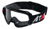 Очки для мотокросса детские ATAKI HB-115 черные глянцевые