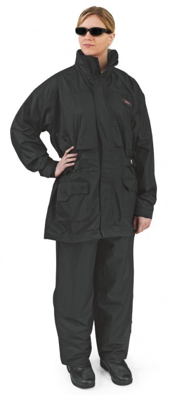 Дождевик раздельный (куртка+брюки) черный/серый VEGA  разм. XL