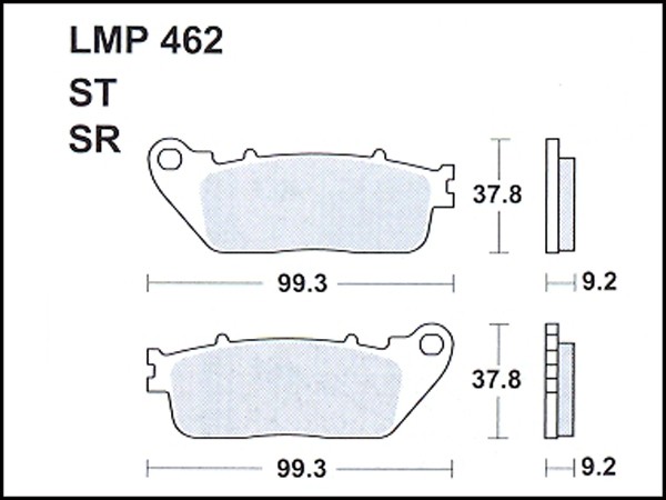Колодки дискового тормоза AP Racing LMP462 SR  (FDB2253 / FA488)