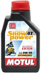 Моторное масло MOTUL Snowpower 4T 0W-40 - 1л.
