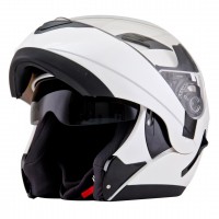 Шлем (модуляр) KYT CONVAIR белый глянцевый - 2XL
