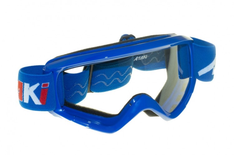 Очки для мотокросса ATAKI HB-319 синие глянцевые